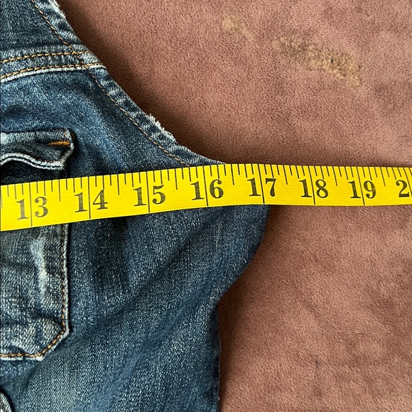 Guess vintage Denim Blue‎ Women's denim jumpsuit size 8 - Picture 6 of 14